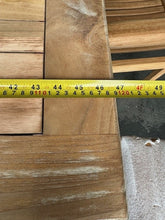 Load image into Gallery viewer, Teak Square To Rectangle 120-170cm Table 4cm Top 6 Stackable chairs (SECONDS)