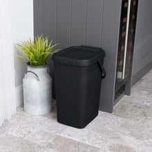 Load image into Gallery viewer, Addis Eco Utility Storage Caddy Ideal Storage Caddy For Kitchen Bathroom 18Ltr BLACK