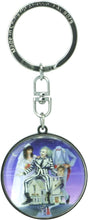 Load image into Gallery viewer, BEETLEJUICE METAL KEYRING KEY CHAIN RING ABYSTYLE OFFICIAL COLLECTABLES