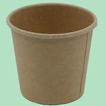 Load image into Gallery viewer, Kraft Paper Portion Pots Cups Compostable Ramekin Sauce Cups 1oz x 400