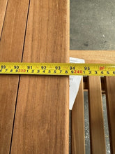Load image into Gallery viewer, Teak Garden 180-240cm Rectangle Extending Table 4cm + 8 Warwick chairs (SECONDS)