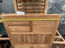 Load image into Gallery viewer, Teak Garden 180-240cm Rectangle Extending Table 4cm + 8 Warwick chairs (SECONDS)