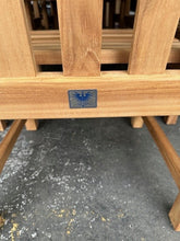 Load image into Gallery viewer, Teak Garden 180-240cm Rectangle Extending Table 4cm + 8 Warwick chairs (SECONDS)