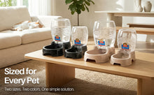 Load image into Gallery viewer, Flexzion Automatic Gravity Pet Waterer for Cat & Dog Non Skid & Easy Clean Auto