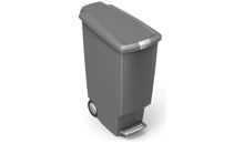 Load image into Gallery viewer, Simplehuman 40 Litre Plastic Slim Pedal Bin - Grey