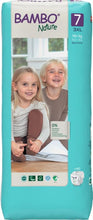 Load image into Gallery viewer, Bambo Nature Nappies Size 7 (18+kg), Pack of 40 Disposable Nappies, Eco Nappy with Enhanced Leakage Protection, Secure Baby Nappy, Skin-Friendly for Ultimate Comfort