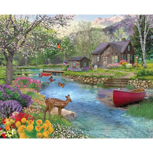 Load image into Gallery viewer, Bits and Pieces Spring Cabin jigsaw puzzle 500 pieces