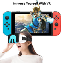 Load image into Gallery viewer, RREAKA Switch VR Headset designed for Nintendo Switch VR Headset & Switch oled console with adjustable Lens for a virtual reality gaming experience and for Labo VR 3D Goggles Head Strap