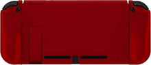 Load image into Gallery viewer, PlayVital UPGRADED Dockable Case Grip Cover for Nintendo Switch, Ergonomic Protective Case for Nintendo Switch, Separable Protector Hard Shell for Joycon - Scarlet Red