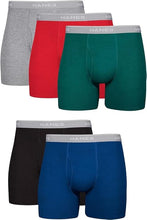 Load image into Gallery viewer, Hanes Men's Tagless Cool Dri Boxer Briefs with ComfortFlex Waistband no ride up MEDIUM