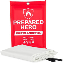 Load image into Gallery viewer, Hero Extra Large Emergency Fire Suppression Blanket - 1 Pack, XL Fiberglass Fire