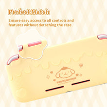 Load image into Gallery viewer, Kuitmor Switch Lite Protective Case,Soft Silicone Protective Shell,Anti-Scratch Protective Cover Case for Switch Lite with 2 Thumb Grip Caps(Yellow Pompompurin)