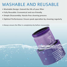Load image into Gallery viewer, Braumers 3-Pack Replacement Filters Compatible with Dyson V10, V10 Absolute, V10 Animal, SV12 Cordless Vacuums - Washable HEPA-Type Vacuum Parts