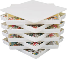 Load image into Gallery viewer, 8 Sorting Trays with Lid 8x8 Premium Puzzle Trays for Lovers Up to 1000-1500 Pieces, Convenient Tool (White)