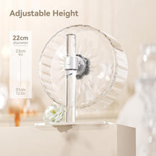 Load image into Gallery viewer, Bucatstate Hamster Wheel Super-Silent 21cm with Adjustable Base Dual-Bearing Exercise Wheel Quiet Spinning Running Wheel for Dwarf Syrian Hamster Gerbils and Other Small Animals