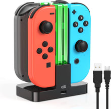 Load image into Gallery viewer, FYOUNG Switch Charger for Joy Con with Light Bar for Nintendo Switch/OLED