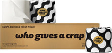 Load image into Gallery viewer, Who Gives A Crap Extra Soft luxury bamboo Toilet Tissue 12 Mega Rolls