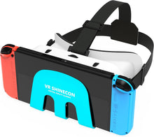 Load image into Gallery viewer, RREAKA Switch VR Headset designed for Nintendo Switch VR Headset & Switch oled console with adjustable Lens for a virtual reality gaming experience and for Labo VR 3D Goggles Head Strap