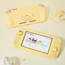 Load image into Gallery viewer, Kuitmor Switch Lite Protective Case,Soft Silicone Protective Shell,Anti-Scratch Protective Cover Case for Switch Lite with 2 Thumb Grip Caps(Yellow Pompompurin)
