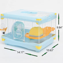 Load image into Gallery viewer, Hamster Cage Small Animal Cage 2 Layers Spacious Tray Design Easy to Clean