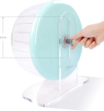 Load image into Gallery viewer, Niteangel Super-Silent Hamster Exercise Wheels: Quiet 10 inch Running Wheel | Can 11.6-15.4" Adjustable Height - No Bend Back Spinner Running for Dwarf Syrian Hamster Gerbils Mice Or Other Small Animal