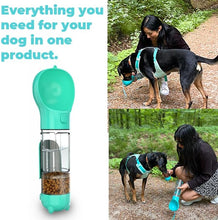 Load image into Gallery viewer, Dog Water Bottle 300ml Pet Water Bottle with Garbage Collection Bag Poop Shovel