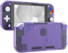 Load image into Gallery viewer, eXtremeRate Clear Atomic Purple DIY Replacement Shell for Nintendo Switch Lite