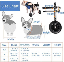 Load image into Gallery viewer, Dog Wheelchair, Adjustable Pets Cart Wheelchair for Back Legs, Dog Leg Brace