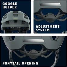 Load image into Gallery viewer, ABUS MTB Helmet MoDrop, Matt Grey, S