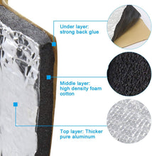 Load image into Gallery viewer, HEAT SOUND INSULATION HEAT MAT Car Silencer Sound Heat Insulation Mat 38 X 23''