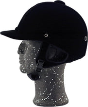 Load image into Gallery viewer, TentHome Velvet Equestrian Hat Comfortable Riding Helmets Breathable Horse Riding Hats Black