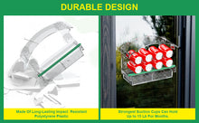 Load image into Gallery viewer, Window Bird Feeders with 4 Strong Suction Cups and Detachable Seed Tray for Small Birds only, BPYOT Acrylic Clear Bird Feeders are Unique Gardening Gifts for Elderly Grandpa/Grandma/Grandparents