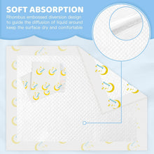 Load image into Gallery viewer, Baby Disposable Changing Pads 100 Count Incontinence Underpad Diaper Changing Liners Quick Absorb Soft Breathable Waterproof Leak Proof 13x18in