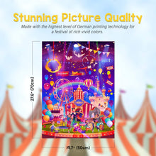Load image into Gallery viewer, ArtRelief 1000 Piece Puzzles Jigsaw Puzzle for Kids and Adults The Circus