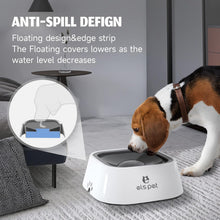 Load image into Gallery viewer, ELS PET Dog Water Bowl, Non Spill Slow Drink Pet Water Bowl Travel Bowl Non Slip