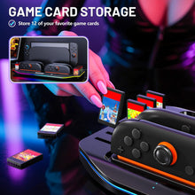 Load image into Gallery viewer, RunSnail Charging Station for Nintendo Switch 2, Switch 2 Joycon Magnetic Station Charger, Charging Station Dock for 4 JoyCons with RGB Lighting, All-in-One Charging Station with 12 Game Card Storage
