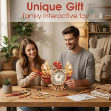Load image into Gallery viewer, 3D Wooden Puzzles for Adults, Mechanical Phoenix Wall Clock Kit, Wooden Model Kits to Build, DIY Puzzle Gift, Home Decor Creative Gifts for Men and Women, Pendulum Wood Craft