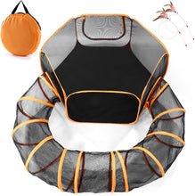 Load image into Gallery viewer, Odoland Large Pet Tunnel Cat Foldable Small Animal Playpen Outdoor Cat Enclosure