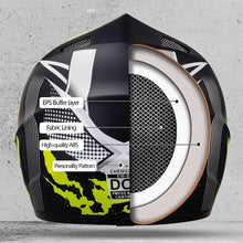 Load image into Gallery viewer, Youth Off-Road Full-Face Motorcycle Helmet for Kids 7-15, Adult Dirt Bike ATV Helmet With Goggles, Mask - Ideal For Off-Road BMX, MX Motocross Adventure