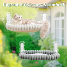 Load image into Gallery viewer, GUUSII HOME Foldable Cat Window Bed Indoor Hammock Perch for Large Cats Cordless