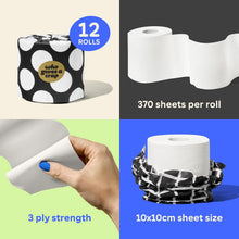 Load image into Gallery viewer, Who Gives A Crap Extra Soft luxury bamboo Toilet Tissue 12 Mega Rolls