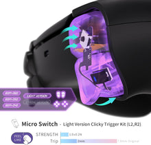 Load image into Gallery viewer, eXtremeRate Light Version Whole Clicky Kit V2 for PS5 Controller BDM-040 BDM-050 BDM-060 Shoulder Face Buttons, Micro Switch L2R2 Clicky Hair Trigger Kit and Tactile L1R1 Face Buttons Mouse Click