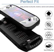 Load image into Gallery viewer, Protective Case for Lenovo Legion Go S Gaming Console, with Stand Function, Soft Flexible TPU Silicone Anti-Scratch Non-Slip Shock-Absorption Rugged Bumper Cover, Blac