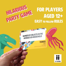 Load image into Gallery viewer, Ginger Fox Bajillions Number Guessing Board Game | Answer Fun Trivia Quiz