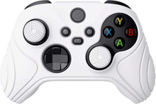 Load image into Gallery viewer, eXtremeRate PlayVital Samurai Edition White Anti-slip Controller Grip Silicone Skin, Ergonomic Soft Rubber Protective Case Cover for Xbox Series S/X Controller Model 1914 with White Thumb Stick Caps