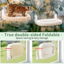 Load image into Gallery viewer, GUUSII HOME Foldable Cat Window Bed Indoor Hammock Perch for Large Cats Cordless