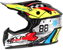 Load image into Gallery viewer, Youth Kids Motorcycle ATV Helmet, ECE 22.06 Approved, Full Face MTB Helmet, Moto S