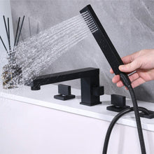 Load image into Gallery viewer, Kelelife kitchen Taps Faucet Matte Black Bath Bathtub Mixer Tap with Handheld