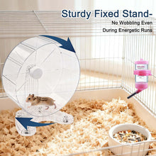 Load image into Gallery viewer, 8.5 Inch Silent Hamster Wheel for Syrian/Dwarf Hamsters, Gerbils, Mice & Small P