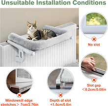 Load image into Gallery viewer, GUUSII HOME Cat Hammock Window Perch Seat Kitten Hanging Bed Windowsill for Indoor
